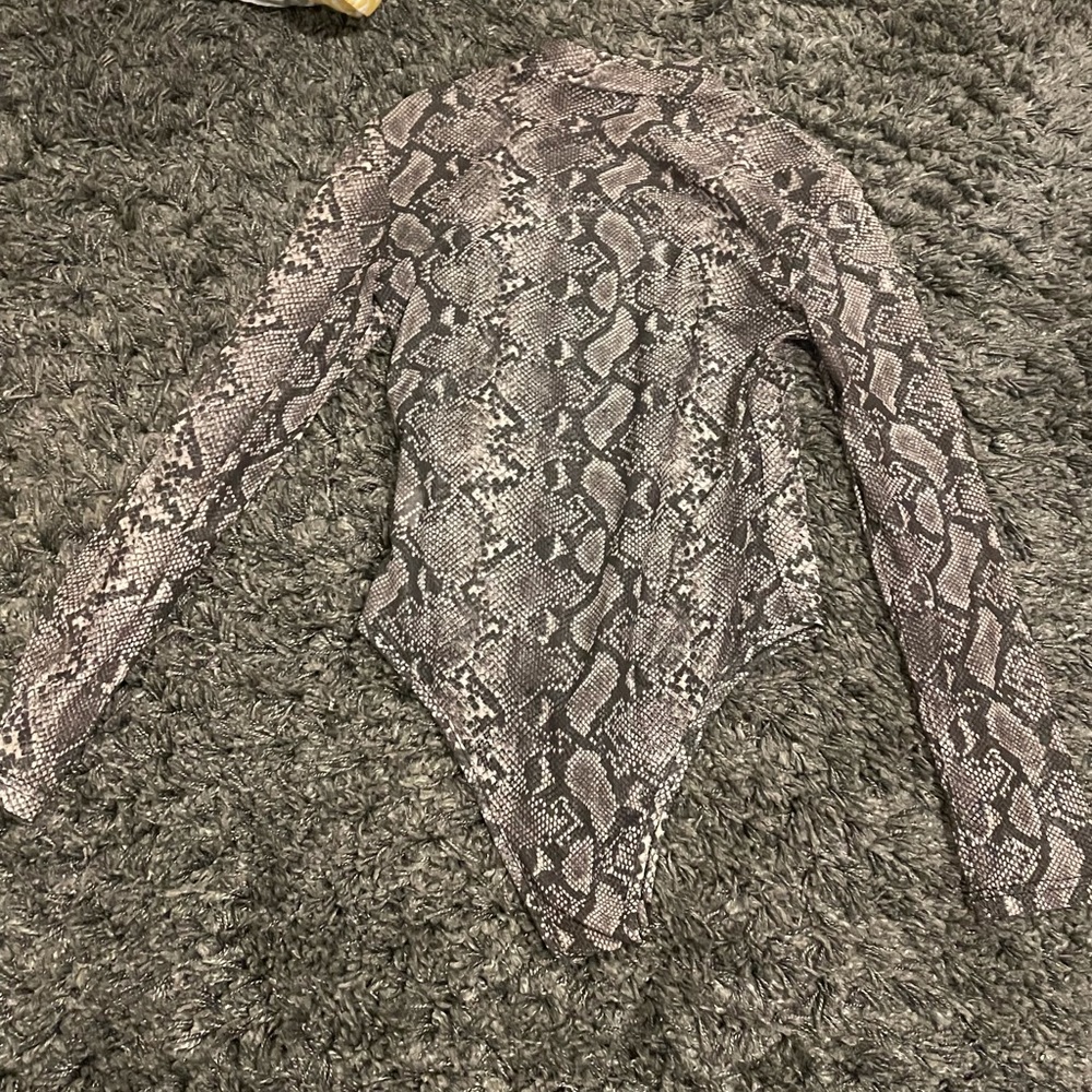 PrettyLittleThing snakeskin bodysuit